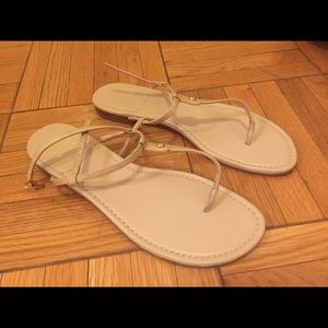 Stuart Weizmann tan sandals size 10