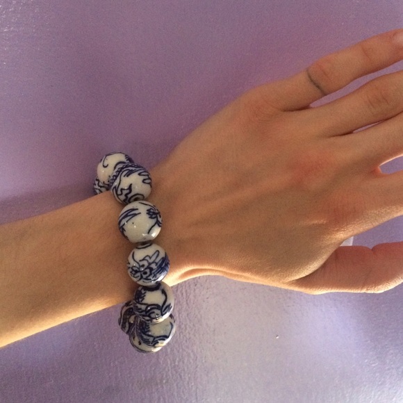 Ceramic Bead Bracelet - Picture 1 of 2
