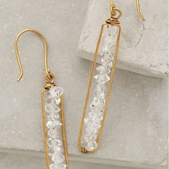 Anthropologie Jewelry - Anthropologie Herkimer Matchstick Earrings
