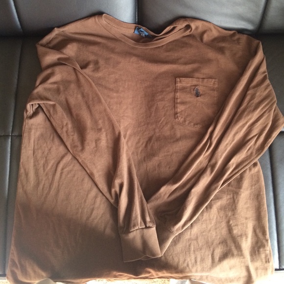 Polo Ralph Lauren long sleeve crew, brown