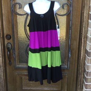 Multicolor striped dress