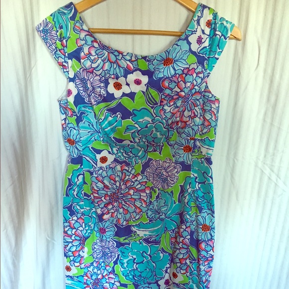 Lilly Pulitzer Blue Flower Dress