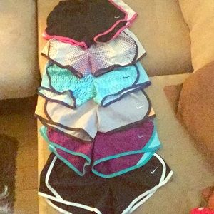 6 pairs of Nike shorts.