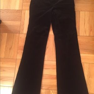 Theory black corduroy pants size 00