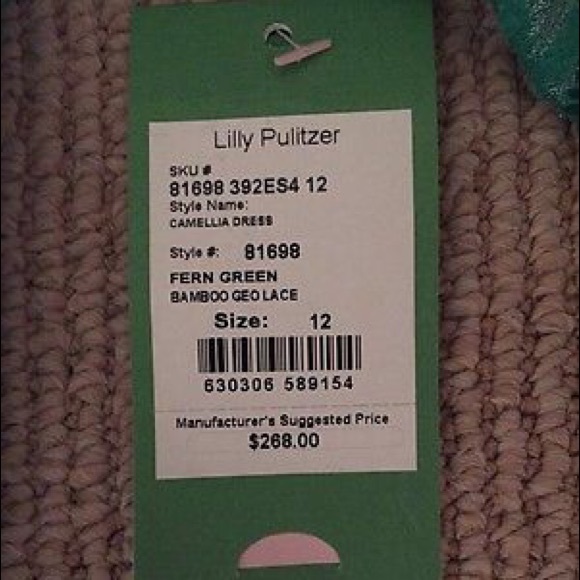 Lilly Pulitzer Camellia Lace Dress Sz 12 NWT - Picture 3 of 4