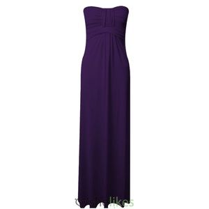 Purple maxi dress