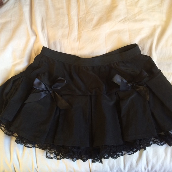 Spirit Halloween costume mini skirt
