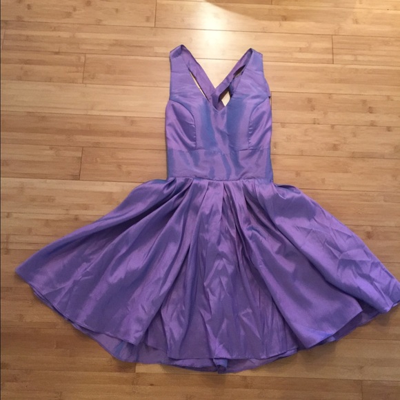 Lavender colored formal dress
