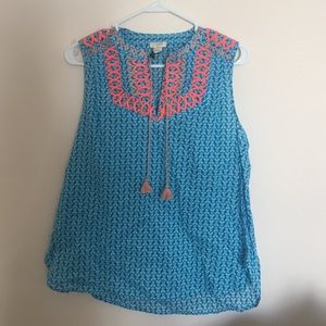 J crew spring/summer top (size 12 petite!)