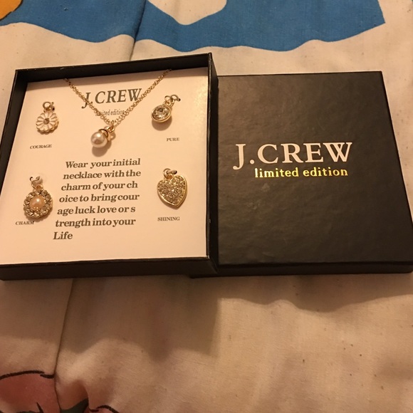J.crew necklace 5 set pendent new - Picture 2 of 4