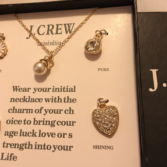 J.crew necklace 5 set pendent new - Picture 3 of 4