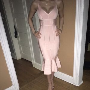ASOS SCULPT Premium Bandage Sweetheart Midi Dress