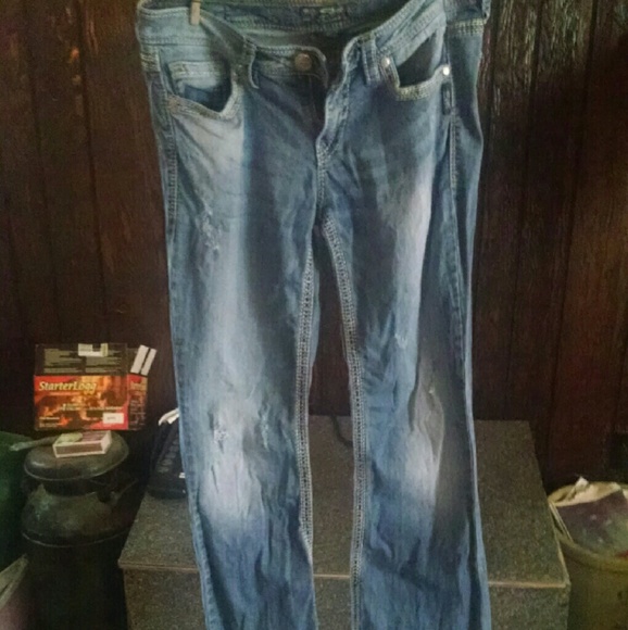 Silver jeans