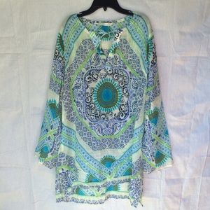 Boho style tunic/cover up