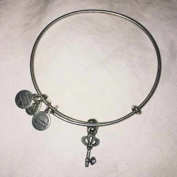 Key Alex and Ani Charm Bangle