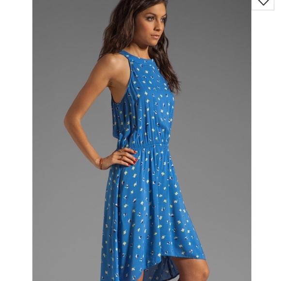 New Splendid Parisian Tulip Dress in French Blue - Picture 2 of 4