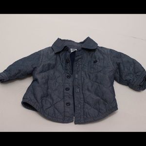 0-3 mos Denim shirt/jacket