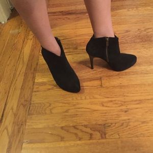 Black ankle booties