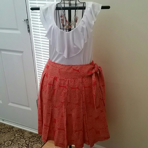 Willi Smith Dresses & Skirts - ⤵SASSY SASH PLEATED SKIRT