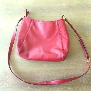 Michael Kors red cross body bag