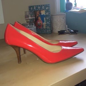 Blood orange kitten heel