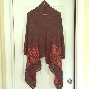 Tribal Inspired Poncho / Cardigan