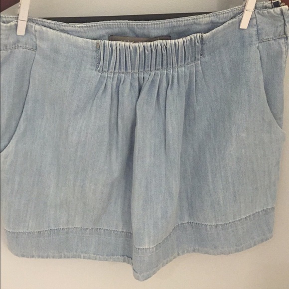Zara chambray skirt