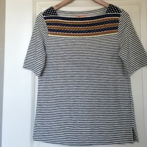 Tory Burch shirt 💕amazing detail around neckline