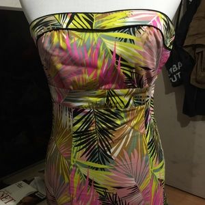 H&M Bright Spring Floral Tube Dress in Size4 Small