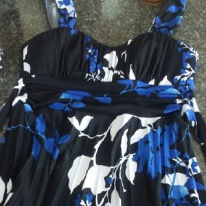 Flower print dress (sz. M)