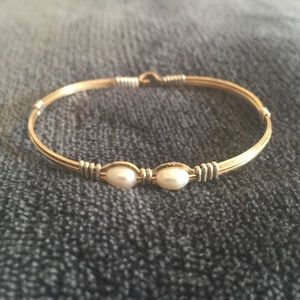 Ronaldo two pearl bracelet "the faith"