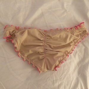 Victoria's Secret ruffle cheeky bathingsuit bottom