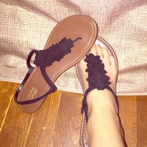 Black sandals