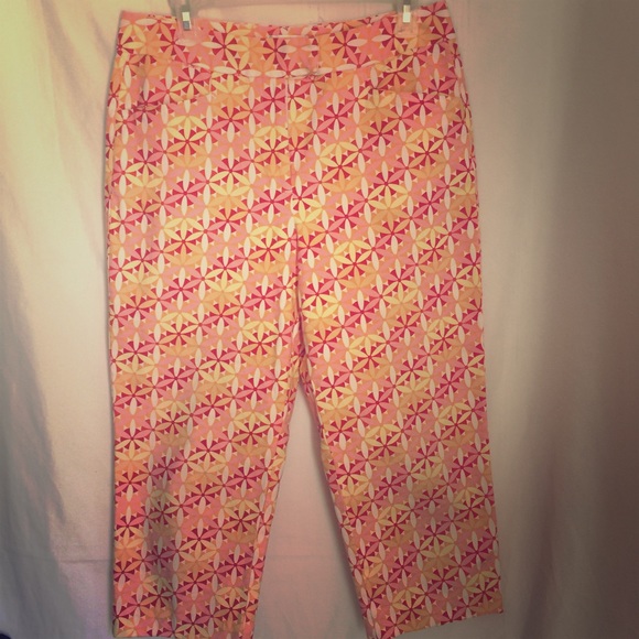 Talbots stretch capri pants