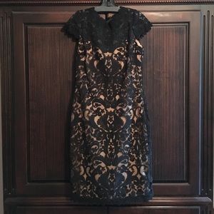Tadashi Shoji - black lace cocktail dress