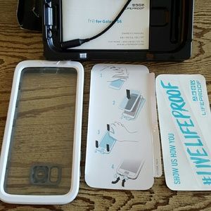 Lifeproof fre galaxy s6 white phone case NEW!