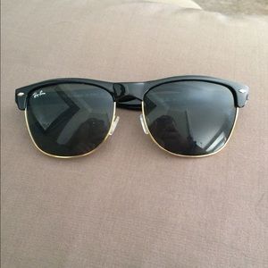 black & gold Ray ban club masters
