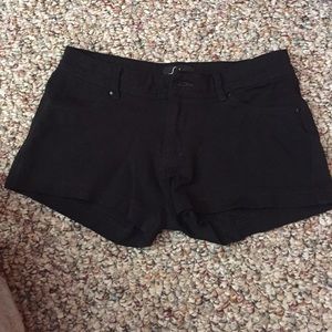 Black Stretchy Shorts
