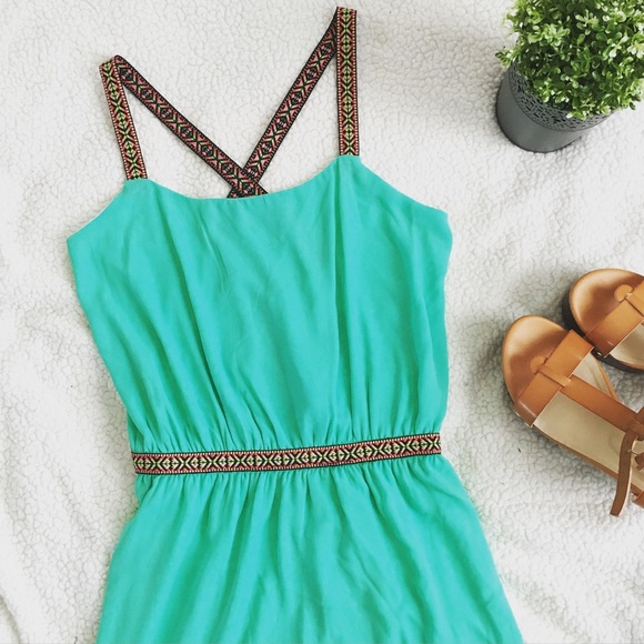 Mint Summer Dress - Picture 3 of 3
