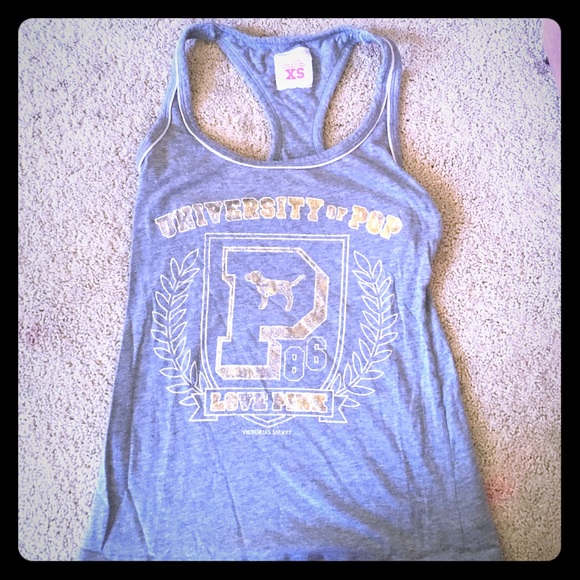 ** Sold on MERC** Vintage VS Pink Racerback tank