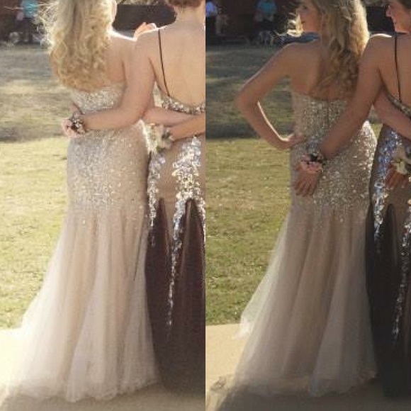 Mermaid style prom dress - Picture 4 of 4