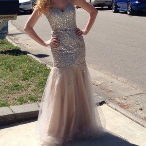Mermaid style prom dress
