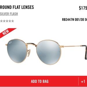 Round mirrored ray bans
