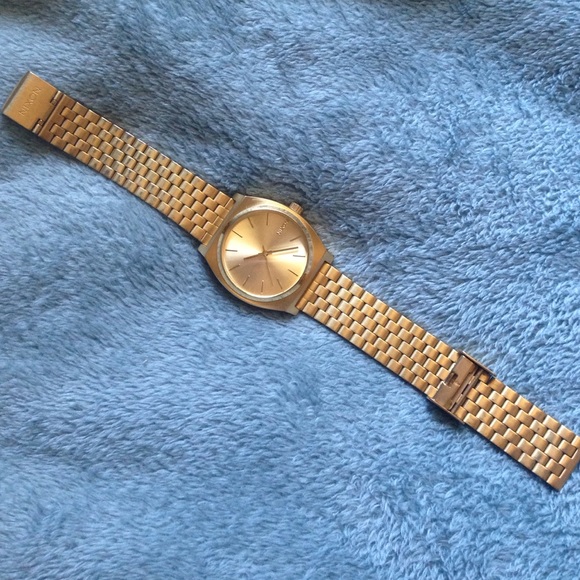 Gold Nixon Watch