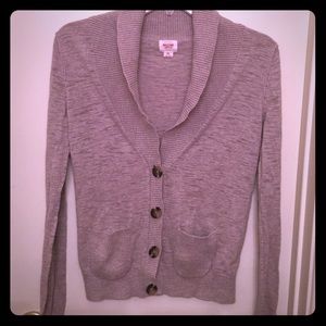 Gray cardigan/shrug