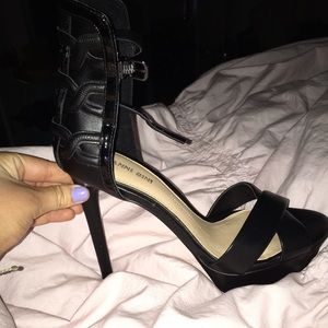 Black high heels