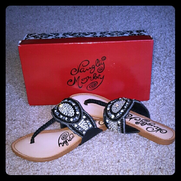 Naughty Monkey Sandals Size 7