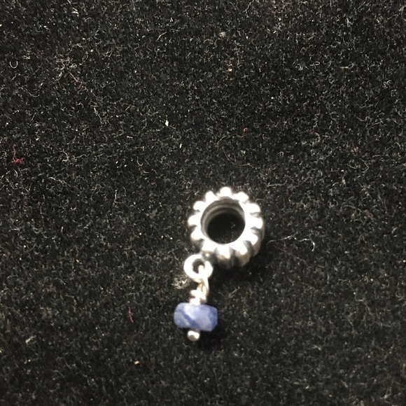 Pandora lavender hanging stone Charm