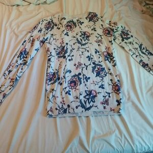Floral sweater