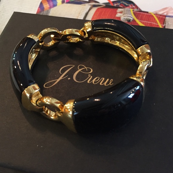 J.Crew Onyx Cabochon Bracelet